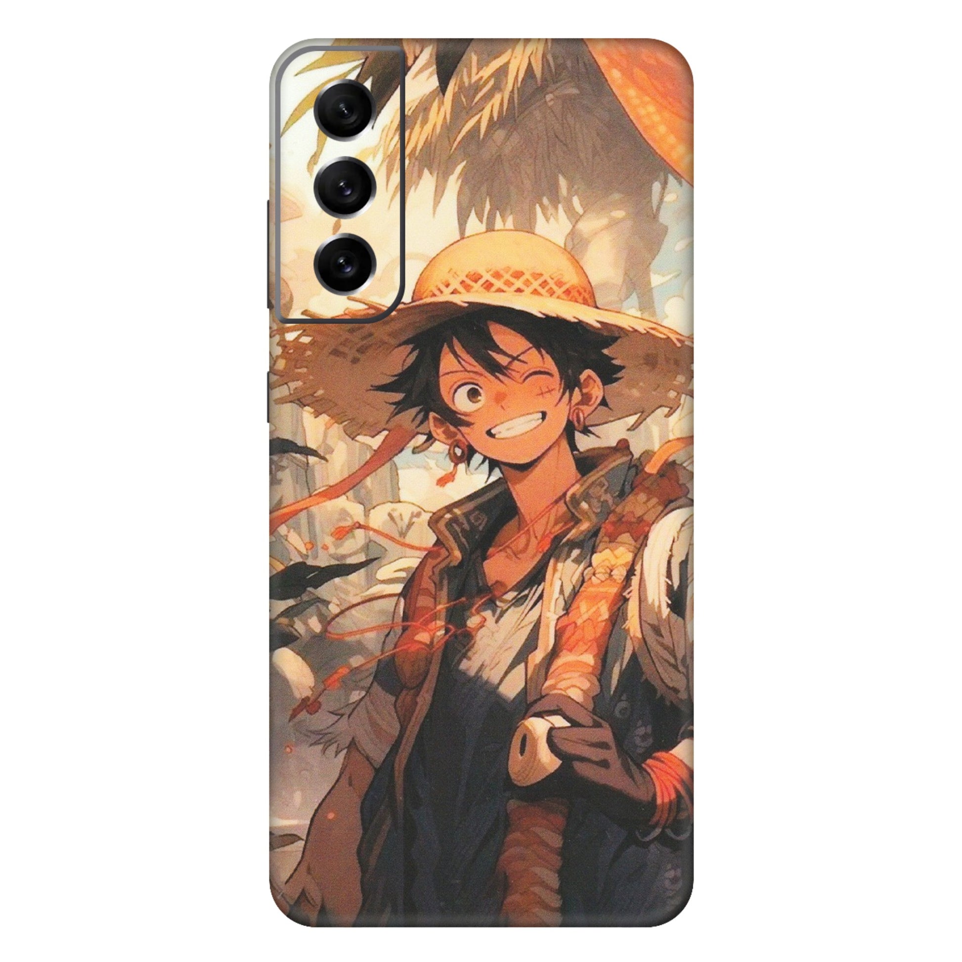 Samsung A/S Series Phone Skins (All Models) - Anime Character Smile - Matte Finish (M-33) Samsung Galaxy S21 FE 5G