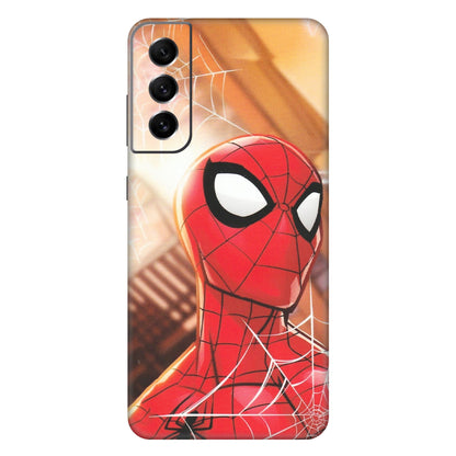 Samsung A/S Series Phone Skins (All Models) - Spiderman Face New - Matte Finish (M-41) Samsung Galaxy S21 FE 5G