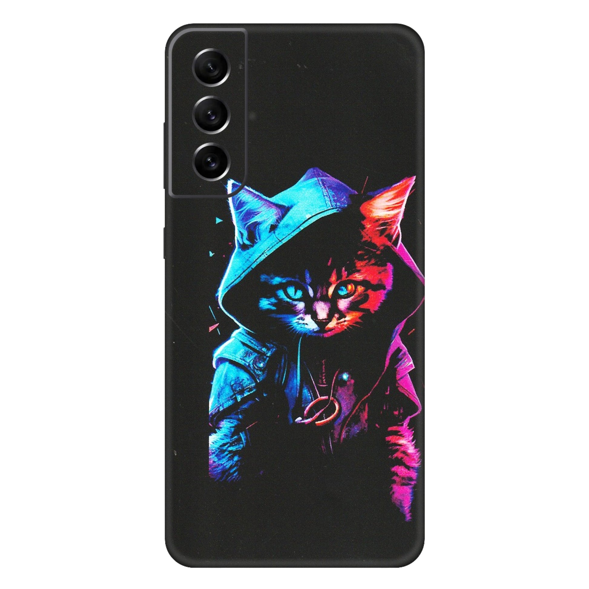 Samsung A/S Series Phone Skins (All Models) - Cyberpunk Cat - Matte Finish (M-45) Samsung Galaxy S21 FE 5G