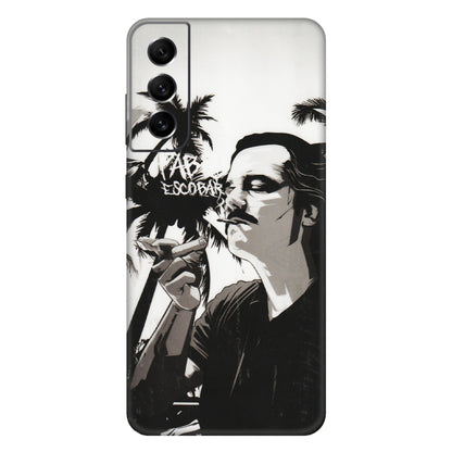 Samsung A/S Series Phone Skins (All Models) - Pab Escobar - Transparent Finish (T-05) Samsung Galaxy S21 FE 5G