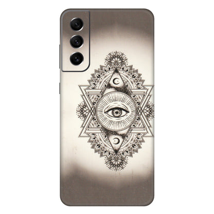 Samsung A/S Series Phone Skins (All Models) - Illuminati Great Eye - Transparent Finish (T-14) Samsung Galaxy S21 FE 5G