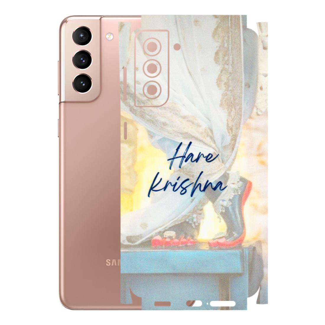 Samsung A/S Series Phone Skins (All Models) - Hare Krishna - 3D Embossed Finish (L-03) Samsung Galaxy S21 Plus 5G