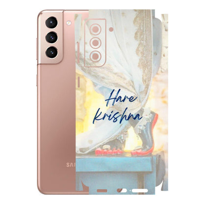 Samsung A/S Series Phone Skins (All Models) - Hare Krishna - 3D Embossed Finish (L-03) Samsung Galaxy S21 Plus 5G