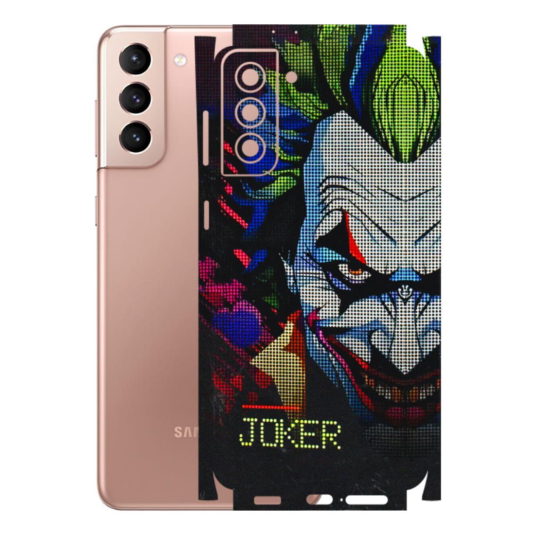 Samsung A/S Series Phone Skins (All Models) - Joker Dot Matrix - 3D Embossed Finish (L-08) Samsung Galaxy S21 Plus 5G