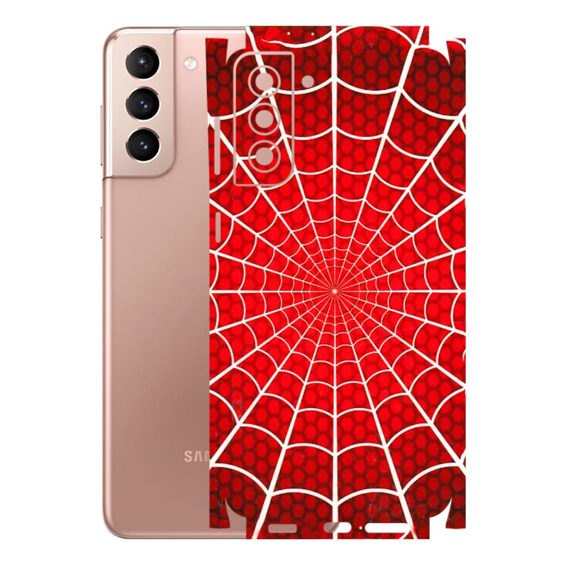 Samsung A/S Series Phone Skins (All Models) - Classic Spidey Web - 3D Embossed Finish (L-115) Samsung Galaxy S21 Plus 5G