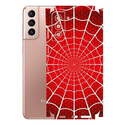 Samsung A/S Series Phone Skins (All Models) - Classic Spidey Web - 3D Embossed Finish (L-115) Samsung Galaxy S21 Plus 5G
