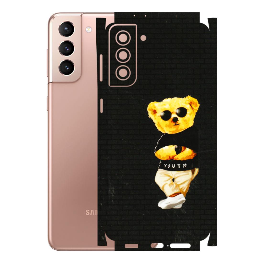 Samsung A/S Series Phone Skins (All Models) - Classy Teddy Bear - 3D Embossed Finish (L-116) Samsung Galaxy S21 Plus 5G