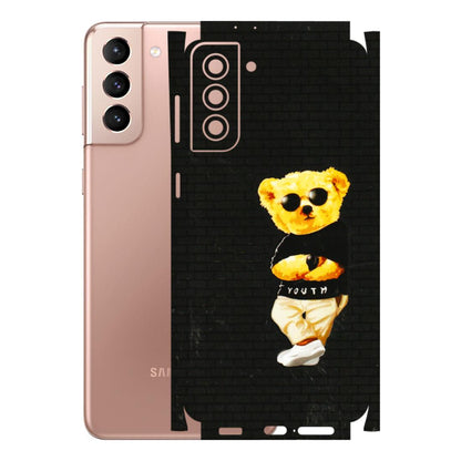Samsung A/S Series Phone Skins (All Models) - Classy Teddy Bear - 3D Embossed Finish (L-116) Samsung Galaxy S21 Plus 5G