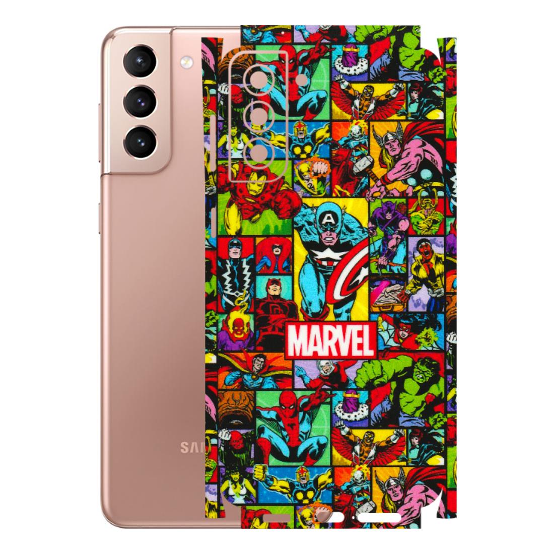 Samsung A/S Series Phone Skins (All Models) - MARVELOUS Comic Characters - 3D Embossed Finish (L-129) Samsung Galaxy S21 Plus 5G