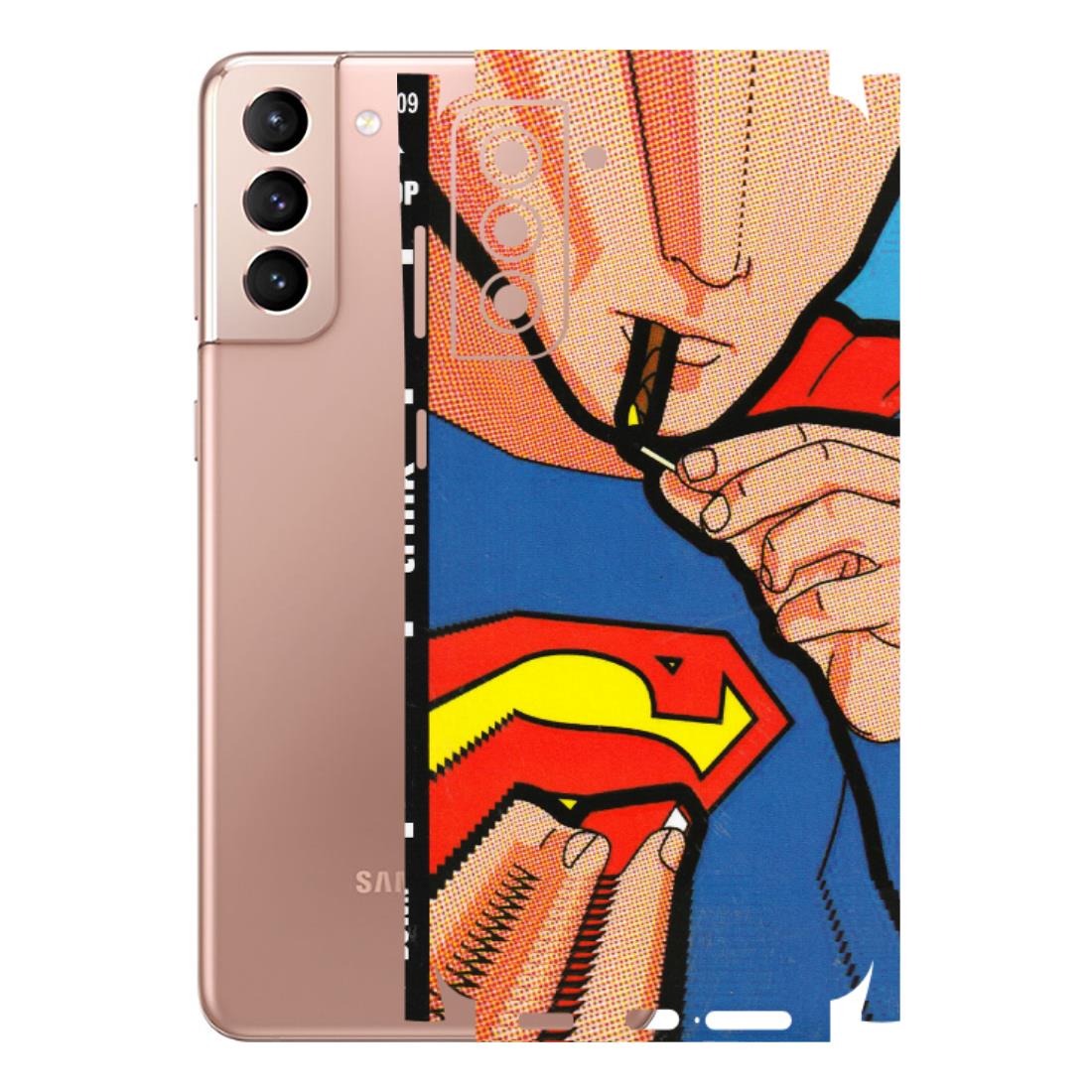 Samsung A/S Series Phone Skins (All Models) - Superman Sutta - 3D Embossed Finish (L-130) Samsung Galaxy S21 Plus 5G