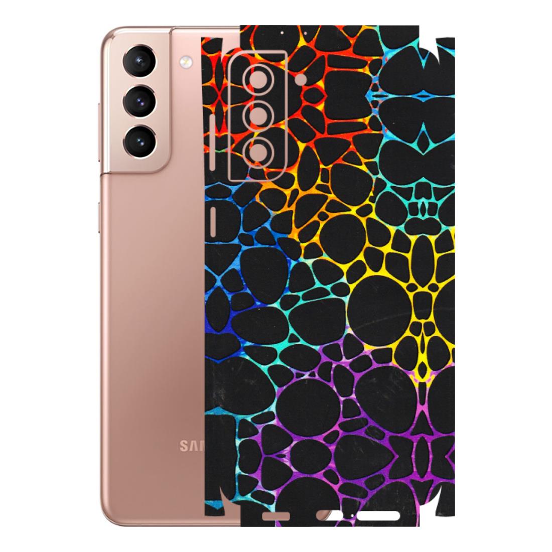 Samsung A/S Series Phone Skins (All Models) - Abstract Art MultiColour - 3D Embossed Finish (L-133) Samsung Galaxy S21 Plus 5G