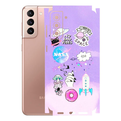 Samsung A/S Series Phone Skins (All Models) - I Need My Nasa Skin - 3D Embossed Finish (L-149) Samsung Galaxy S21 Plus 5G