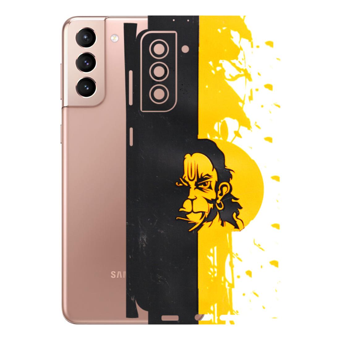 Samsung A/S Series Phone Skins (All Models) - Bajrangbali - 3D Embossed Finish (L-151) Samsung Galaxy S21 Plus 5G
