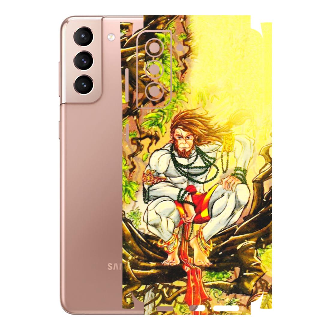 Samsung A/S Series Phone Skins (All Models) - Lord Hanuman - 3D Embossed Finish (L-152) Samsung Galaxy S21 Plus 5G
