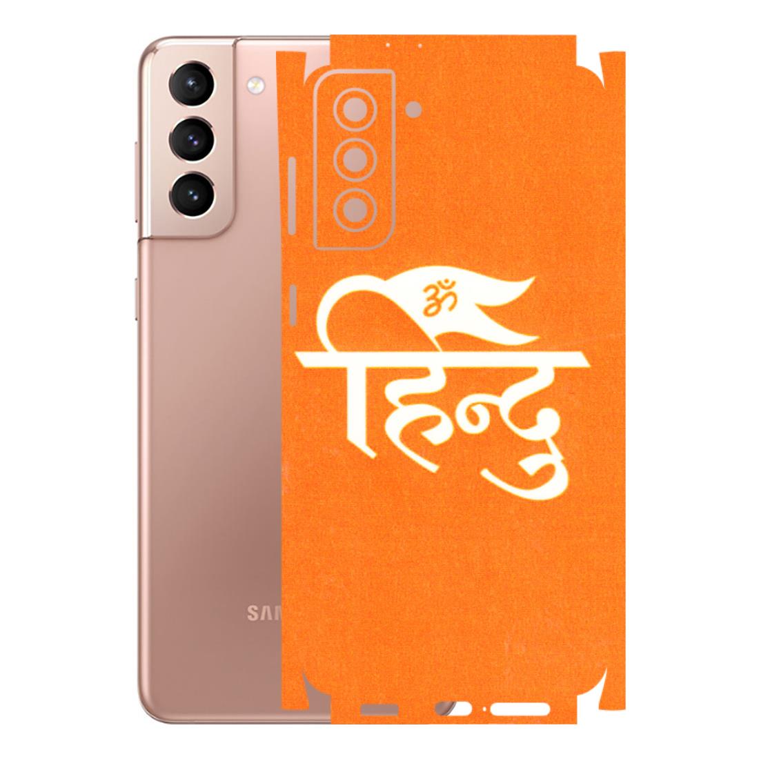 Samsung A/S Series Phone Skins (All Models) - Hindu Kesari - 3D Embossed Finish (L-154) Samsung Galaxy S21 Plus 5G