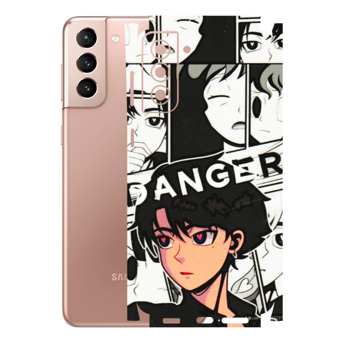 Samsung A/S Series Phone Skins (All Models) - Danger Anime - 3D Embossed Finish (L-155) Samsung Galaxy S21 Plus 5G