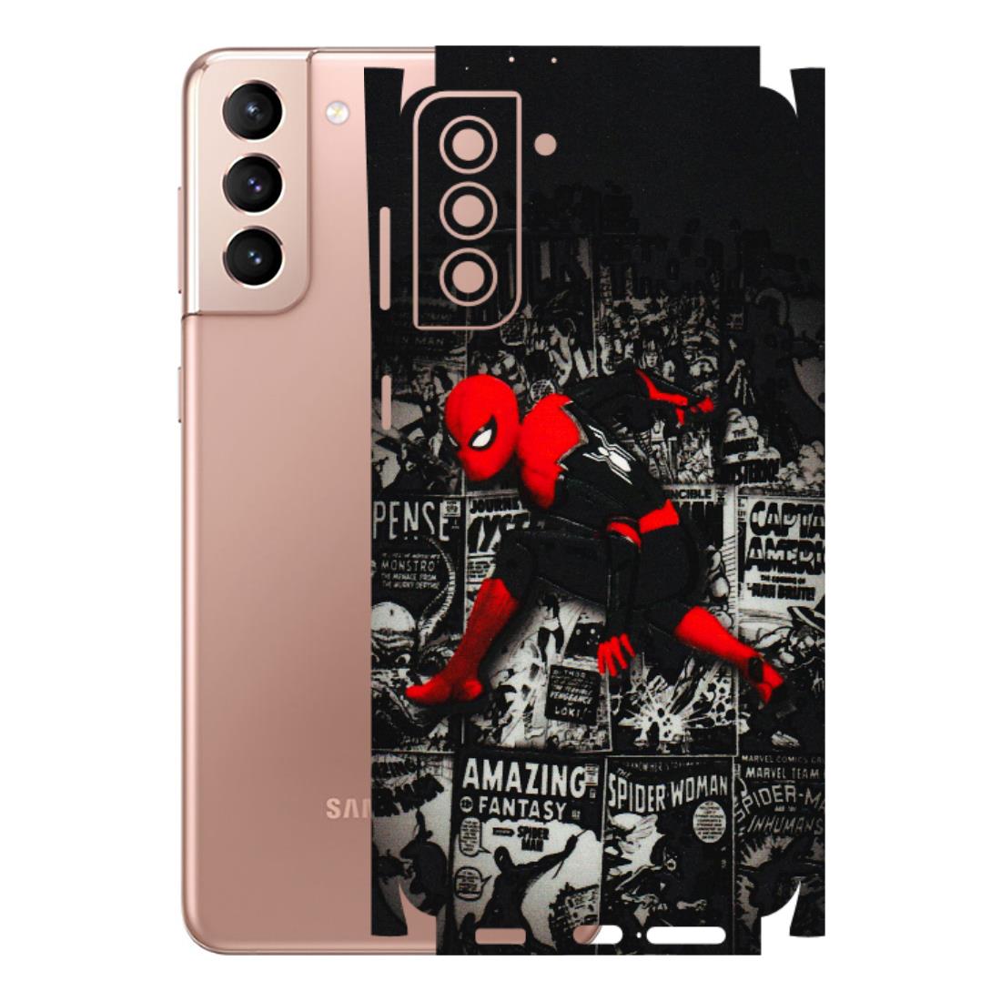 Samsung A/S Series Phone Skins (All Models) - SpiderMan New - 3D Embossed Finish (L-162) Samsung Galaxy S21 Plus 5G