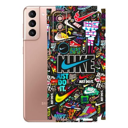 Samsung A/S Series Phone Skins (All Models) - Just Do It Doodles - 3D Embossed Finish (L-166) Samsung Galaxy S21 Plus 5G