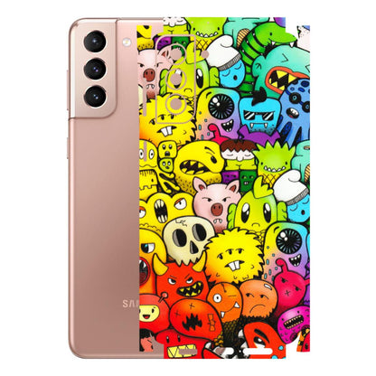 Samsung A/S Series Phone Skins (All Models) - Angry Funkies - 3D Embossed Finish (L-169) Samsung Galaxy S21 Plus 5G