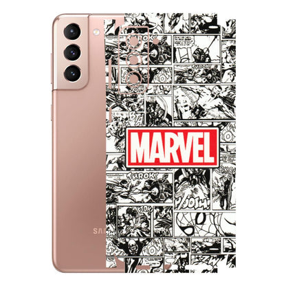 Samsung A/S Series Phone Skins (All Models) - Marvel Comic - 3D Embossed Finish (L-171) Samsung Galaxy S21 Plus 5G