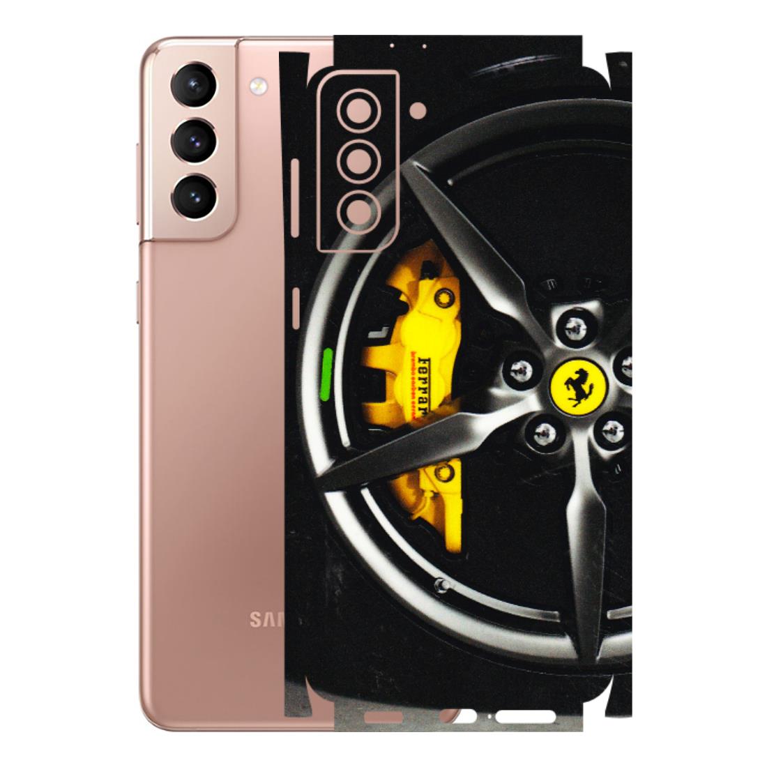 Samsung A/S Series Phone Skins (All Models) - Ferrari Wheel Alloy - 3D Embossed Finish (L-173) Samsung Galaxy S21 Plus 5G