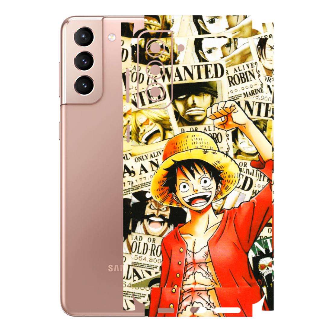 Samsung A/S Series Phone Skins (All Models) - Luffy Anime - 3D Embossed Finish (L-177) Samsung Galaxy S21 Plus 5G
