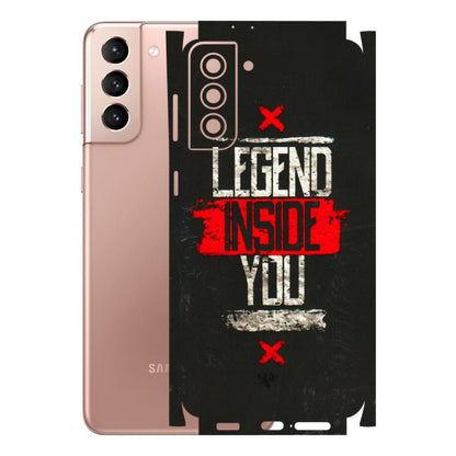 Samsung A/S Series Phone Skins (All Models) - Legend Inside You - 3D Embossed Finish (L-186) Samsung Galaxy S21 Plus 5G