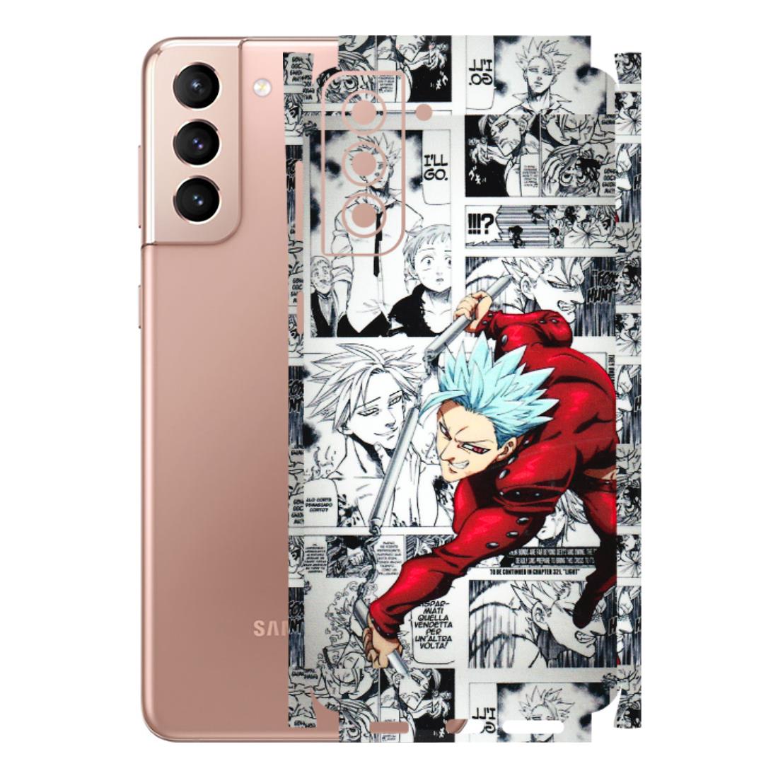 Samsung A/S Series Phone Skins (All Models) - Anime Comic - 3D Embossed Finish (L-192) Samsung Galaxy S21 Plus 5G