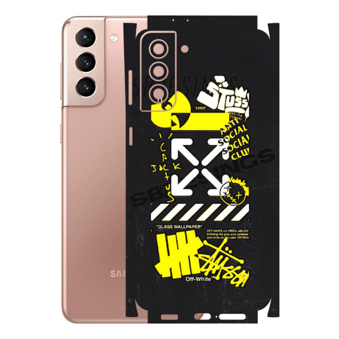 Samsung A/S Series Phone Skins (All Models) - Anti Social Graffiti - 3D Embossed Finish (L-198) Samsung Galaxy S21 Plus 5G