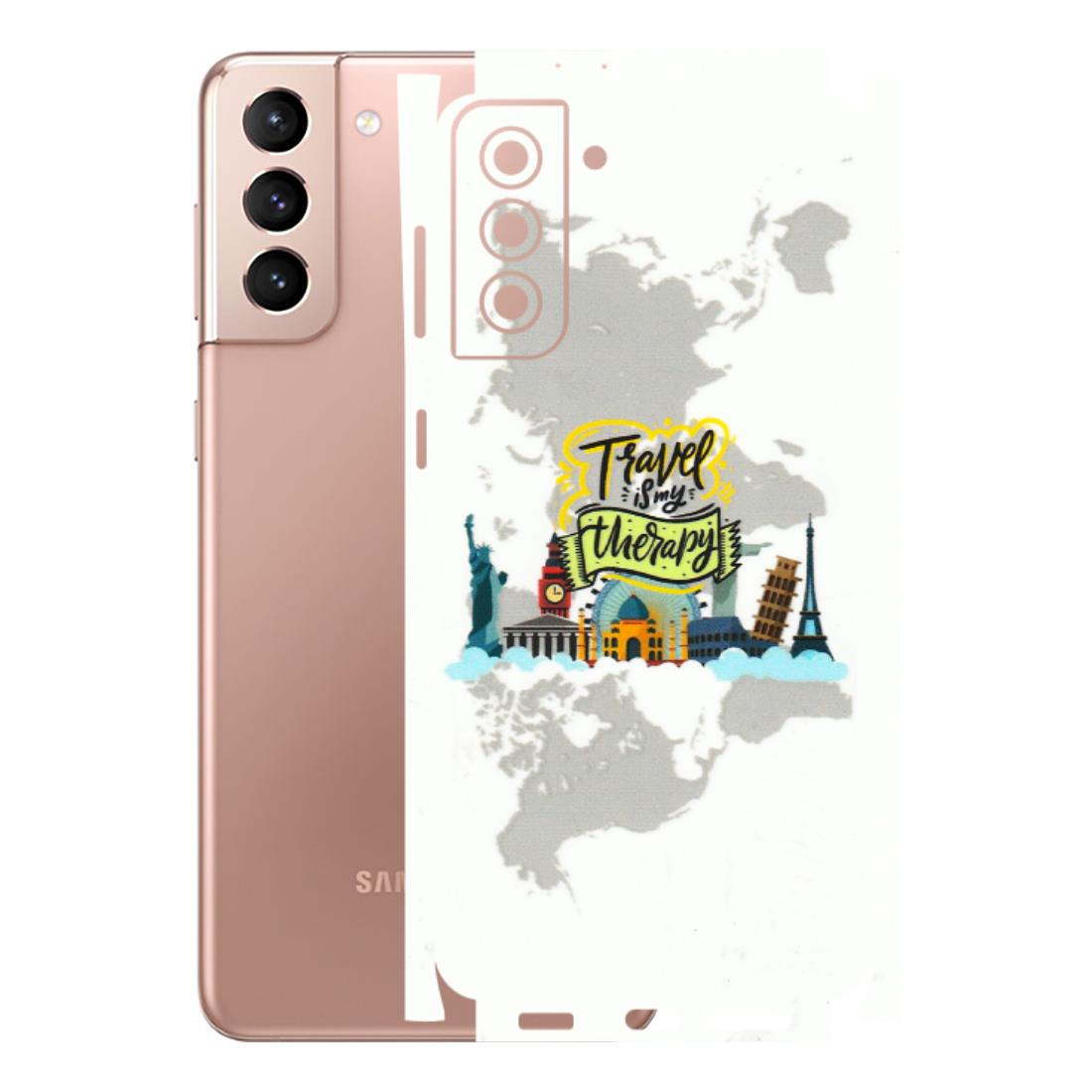 Samsung A/S Series Phone Skins (All Models) - Travel Therapy - 3D Embossed Finish (L-199) Samsung Galaxy S21 Plus 5G