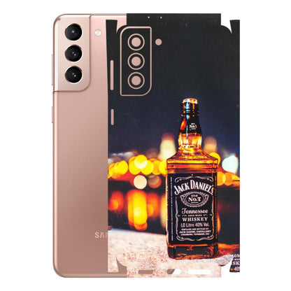 Samsung A/S Series Phone Skins (All Models) - JD Whiskey Bottle - 3D Embossed Finish (L-20) Samsung Galaxy S21 Plus 5G