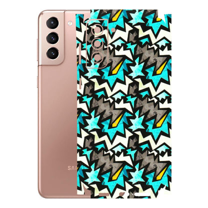 Samsung A/S Series Phone Skins (All Models) - Funky Zig Zag - 3D Embossed Finish (L-223) Samsung Galaxy S21 Plus 5G