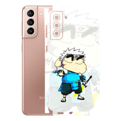 Samsung A/S Series Phone Skins (All Models) - Angry Young Shinchan - 3D Embossed Finish (L-226) Samsung Galaxy S21 Plus 5G