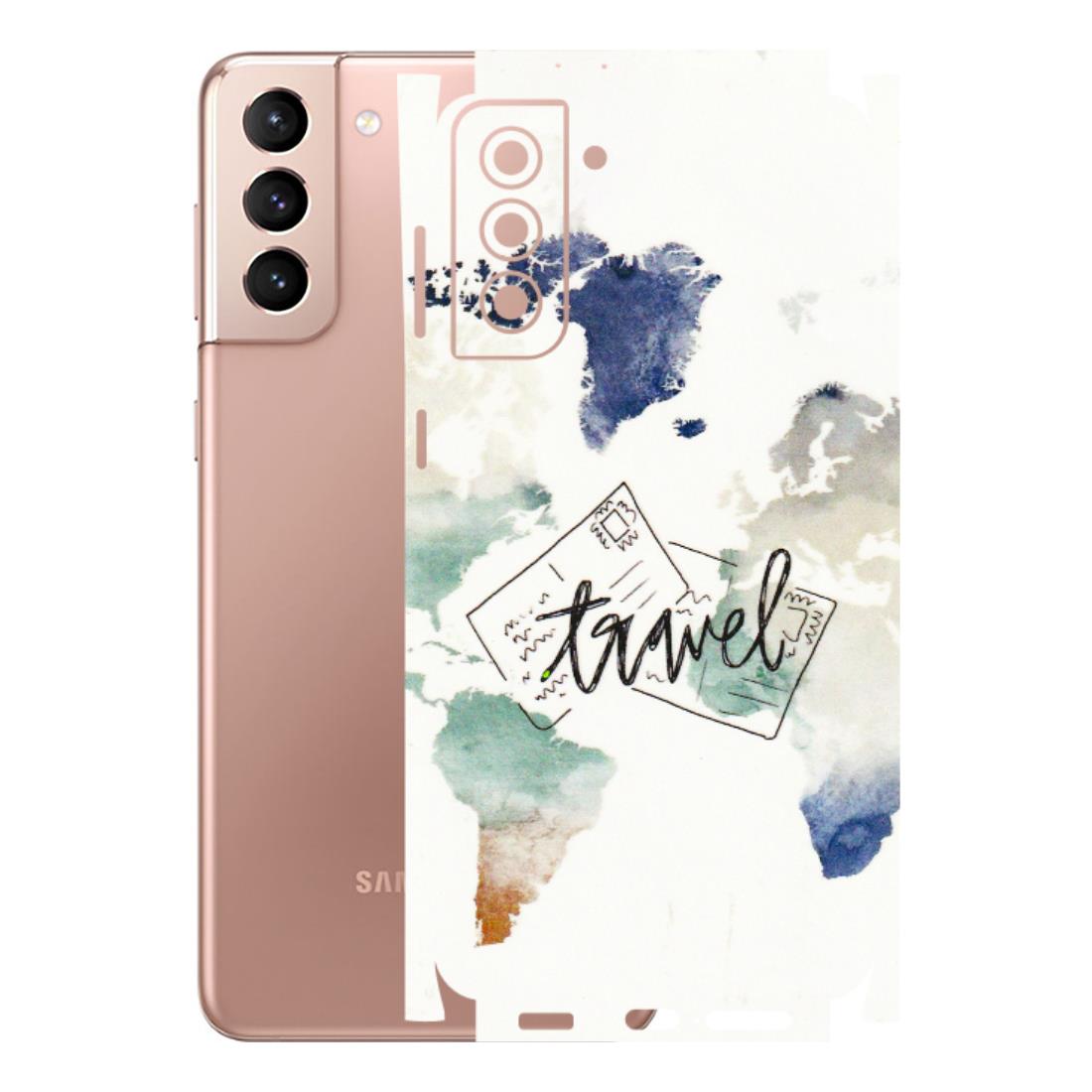 Samsung A/S Series Phone Skins (All Models) - Travel The World - 3D Embossed Finish (L-232) Samsung Galaxy S21 Plus 5G