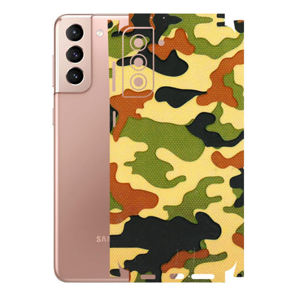 Samsung A/S Series Phone Skins (All Models) - Indian Military - 3D Embossed Finish (L-234) Samsung Galaxy S21 Plus 5G