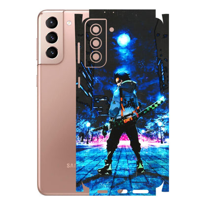 Samsung A/S Series Phone Skins (All Models) - Demon Slayer Sword - 3D Embossed Finish (L-247) Samsung Galaxy S21 Plus 5G