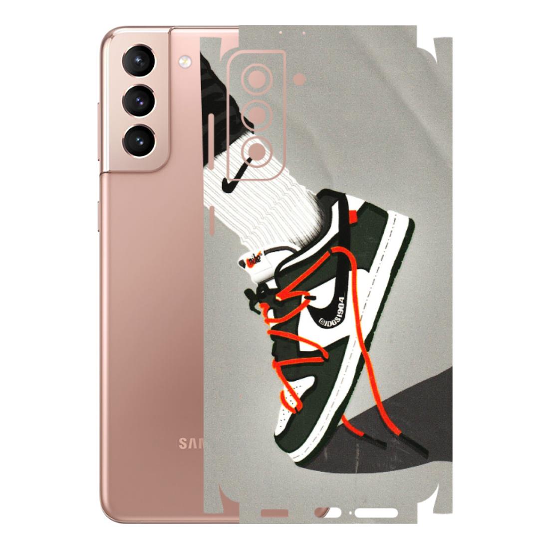 Samsung A/S Series Phone Skins (All Models) - New Grey Sneaker - 3D Embossed Finish (L-261) Samsung Galaxy S21 Plus 5G