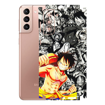 Samsung A/S Series Phone Skins (All Models) - Anime Comics Games Doodles - 3D Embossed Finish (L-27) Samsung Galaxy S21 Plus 5G