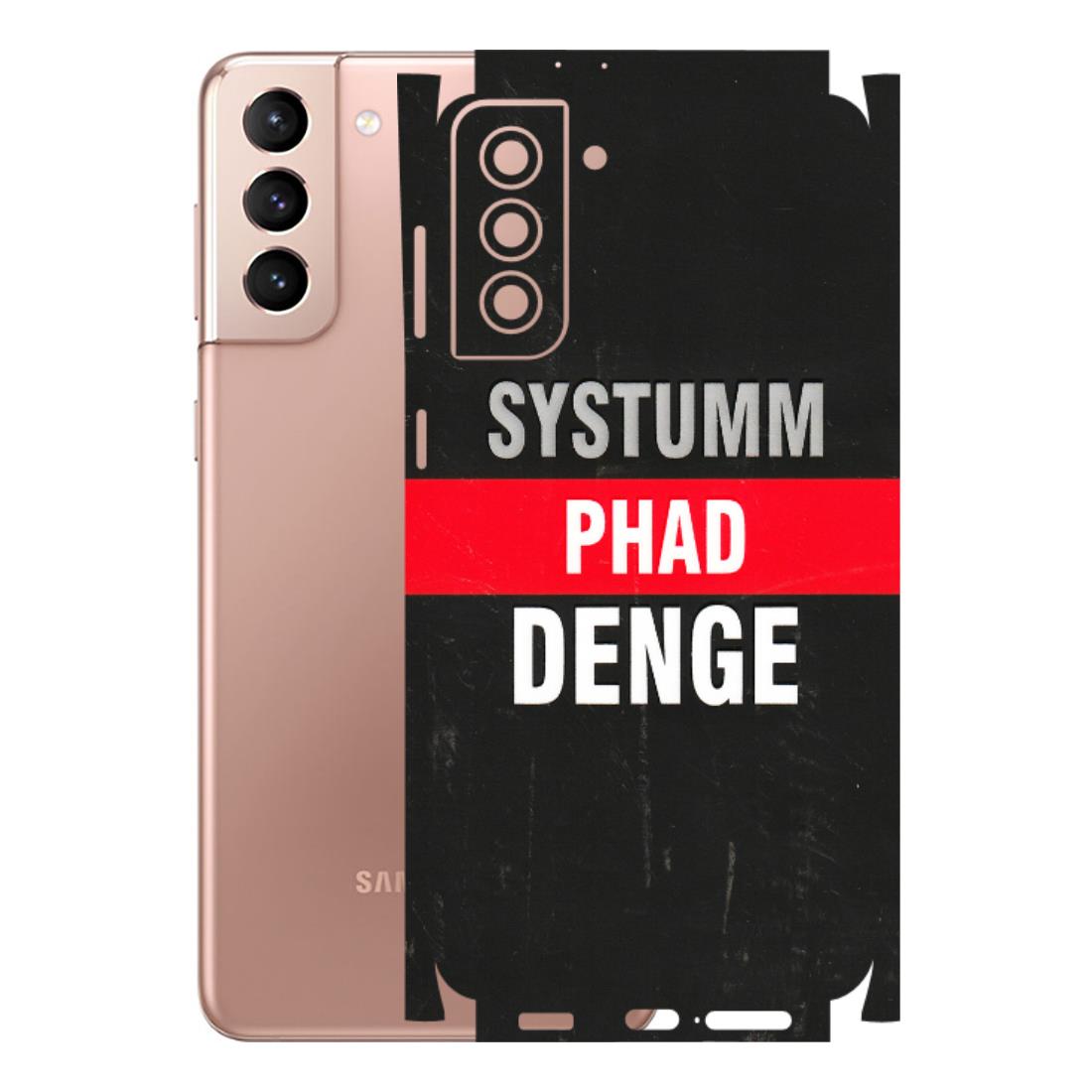 Samsung A/S Series Phone Skins (All Models) - Systumm Phad Denge - 3D Embossed Finish (L-278) Samsung Galaxy S21 Plus 5G