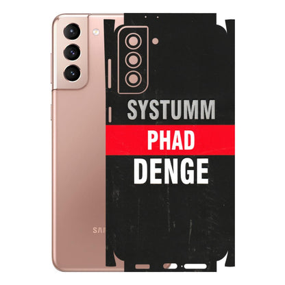 Samsung A/S Series Phone Skins (All Models) - Systumm Phad Denge - 3D Embossed Finish (L-278) Samsung Galaxy S21 Plus 5G
