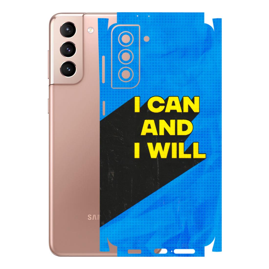 Samsung A/S Series Phone Skins (All Models) - I Can And I Will - 3D Embossed Finish (L-281) Samsung Galaxy S21 Plus 5G