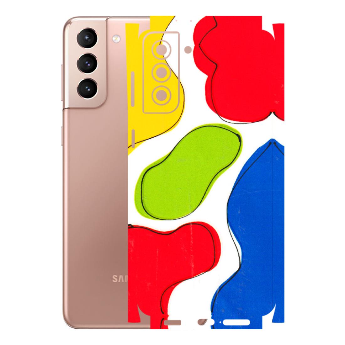 Samsung A/S Series Phone Skins (All Models) - RGB Colour Paint - 3D Embossed Finish (L-284) Samsung Galaxy S21 Plus 5G