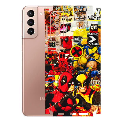 Samsung A/S Series Phone Skins (All Models) - Spidy Wolverine - 3D Embossed Finish (L-310) Samsung Galaxy S21 Plus 5G