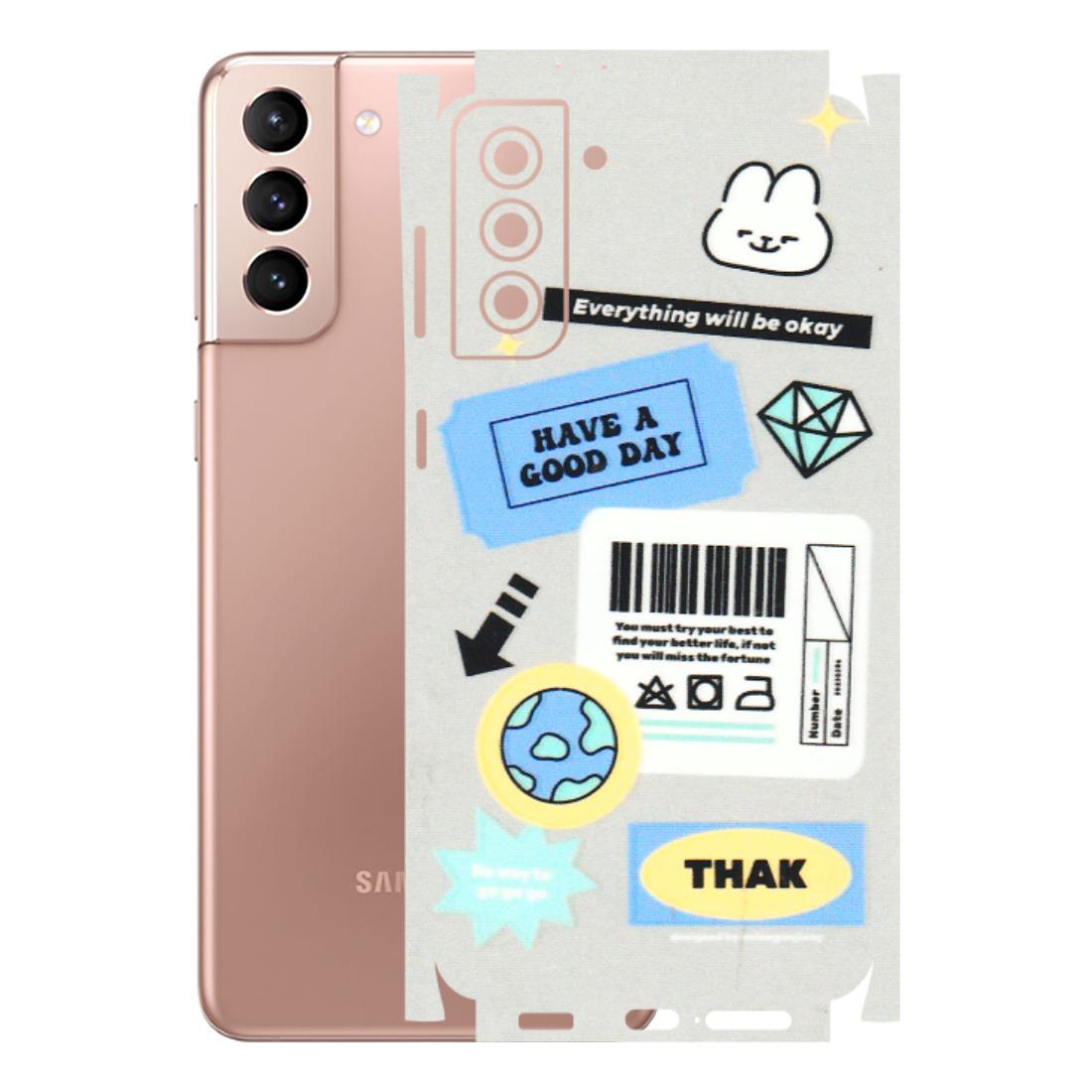 Samsung A/S Series Phone Skins (All Models) - Will Be Okay Design - 3D Embossed Finish (L-316) Samsung Galaxy S21 Plus 5G