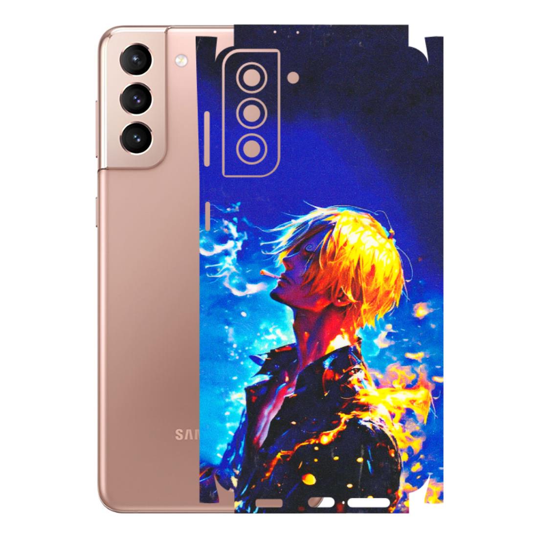 Samsung A/S Series Phone Skins (All Models) - Sanji Vinsmoke One Piece - 3D Embossed Finish (L-319) Samsung Galaxy S21 Plus 5G
