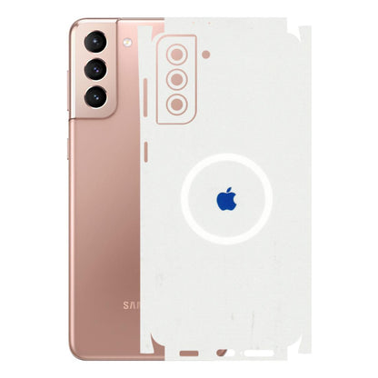 Samsung A/S Series Phone Skins (All Models) - iPhone Magsafe Logo - 3D Embossed Finish (L-320) Samsung Galaxy S21 Plus 5G