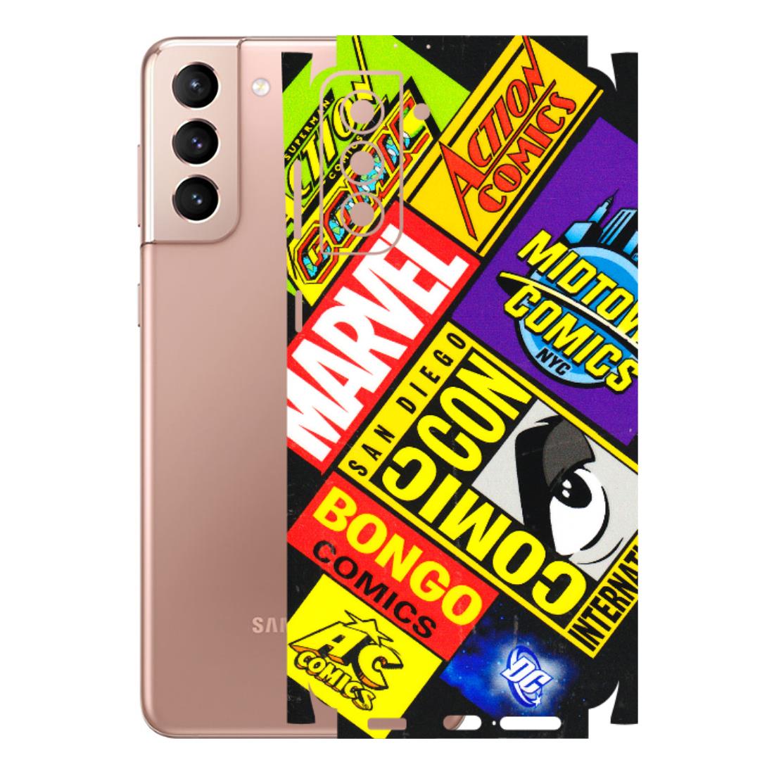 Samsung A/S Series Phone Skins (All Models) - Bongo Comic Con - 3D Embossed Finish (L-325) Samsung Galaxy S21 Plus 5G