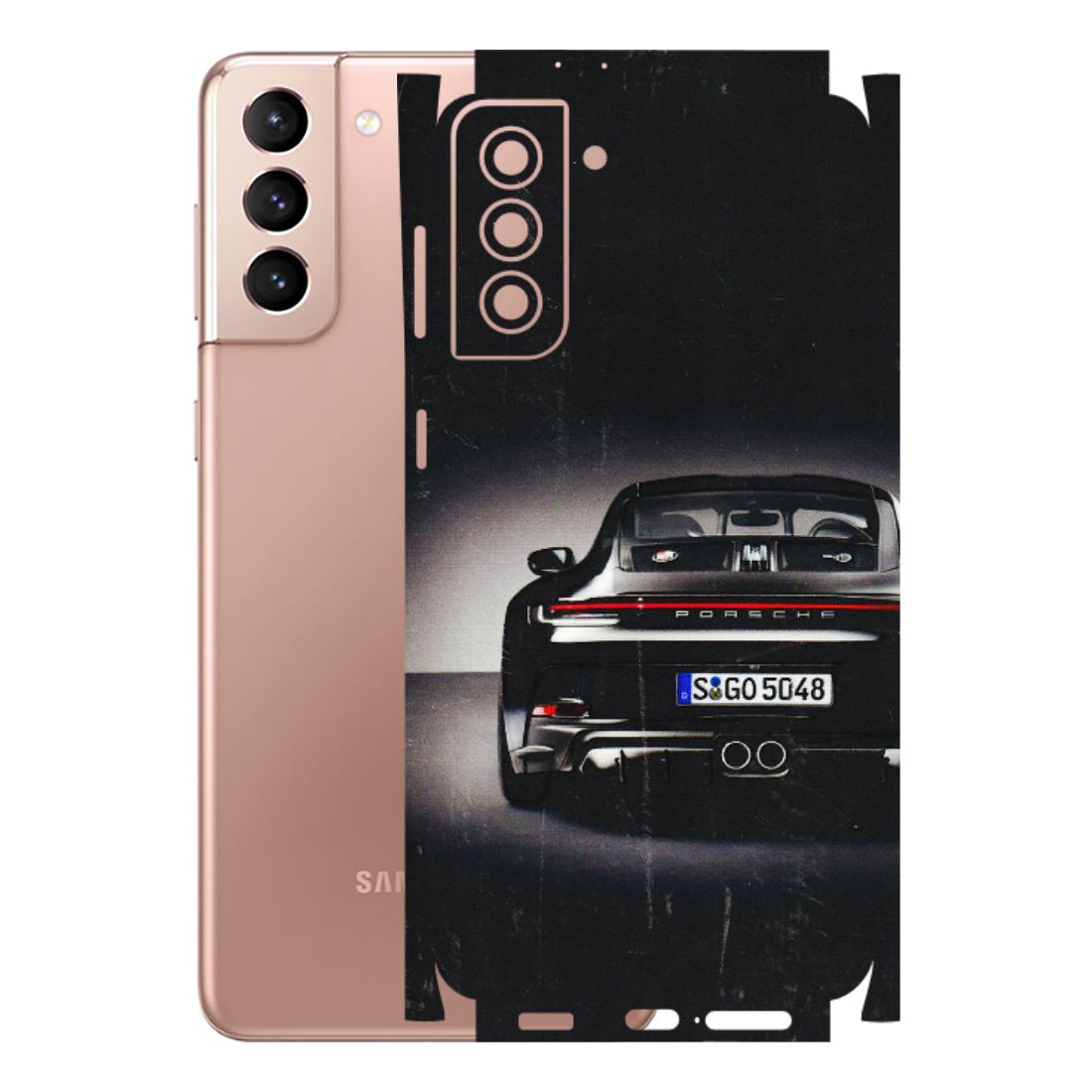 Samsung A/S Series Phone Skins (All Models) - New Black Porsche GT3 - 3D Embossed Finish (L-327) Samsung Galaxy S21 Plus 5G