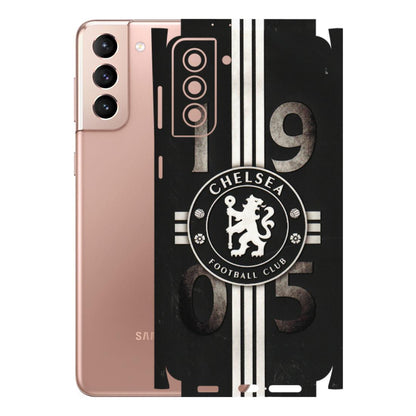 Samsung A/S Series Phone Skins (All Models) - Chelsea Fan Club - 3D Embossed Finish (L-36) Samsung Galaxy S21 Plus 5G