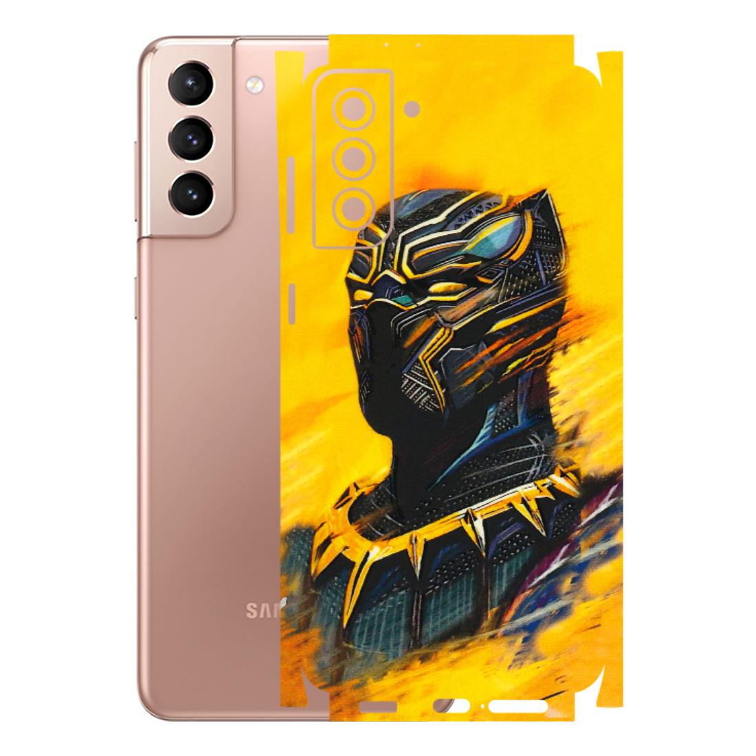 Samsung A/S Series Phone Skins (All Models) - Yellow Panther - 3D Embossed Finish (L-54) Samsung Galaxy S21 Plus 5G